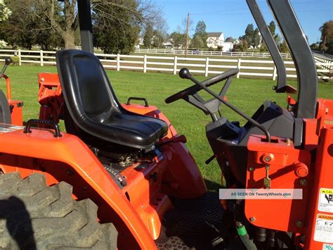 Kubota L35 Commercial Duty Tractor Loader Backhoe 441 Hours 4x4 35