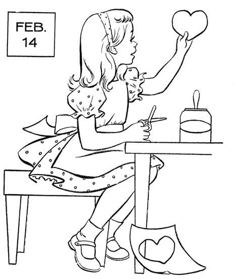 Today is february 14, 2021 coloring page. 20 Free Printable February Coloring Pages