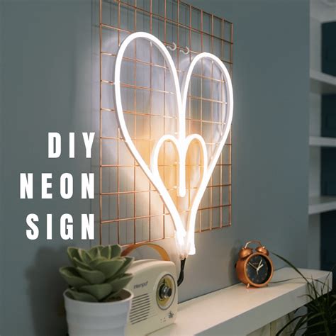 How To Diy Neon Sign 💛