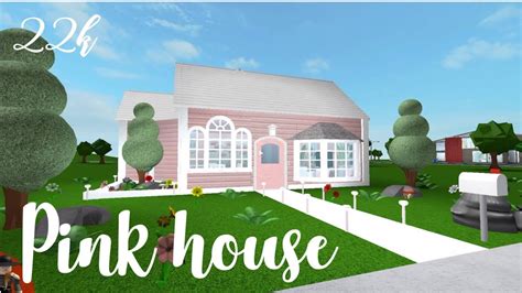 Bloxburg HOUSE Build Mansion Pink