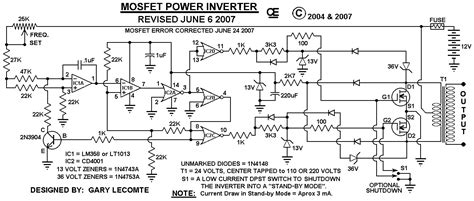 Circuit Diagram Of 1000w Power Inverter
