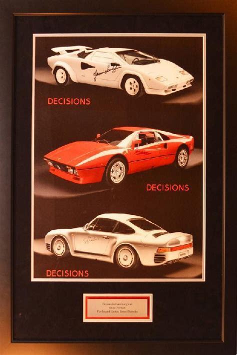 Ferrari Decisions Decisions Poster The Rick Mcbride Collection Tm