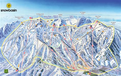 Mammoth Ski Resort Airport Park City Utah Ski Resort Trail Map