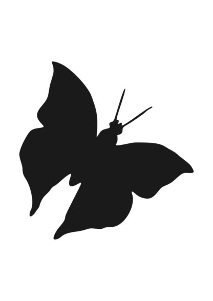 Butterfly Silhouette Free Svg File Svg Heart