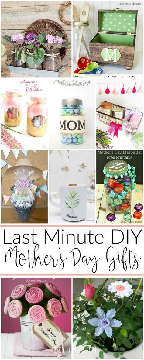 Last Minute Diy Mothers Day T Ideas With Images Homemade