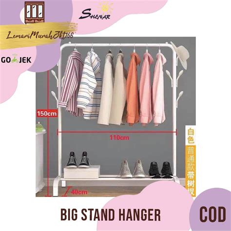 Promo Stand Hanger Ikea Shr Big Hanger Gantungan Baju Pakaian