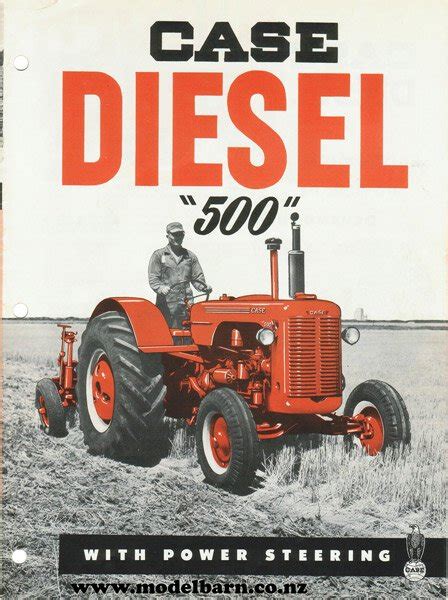 Case Diesel 500 Tractor Brochure 1953 Books And Brochures Sales