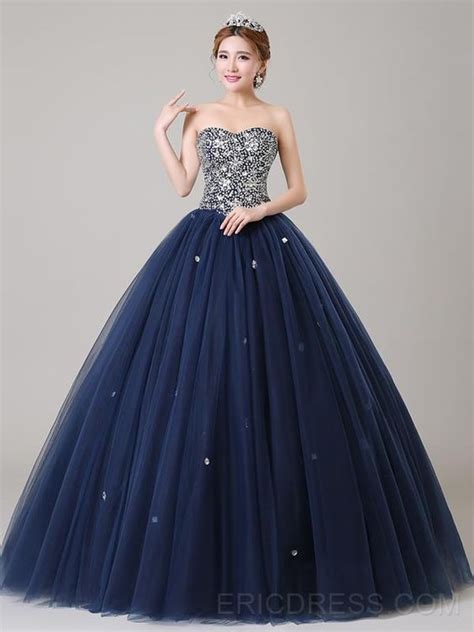 ¿no sabes qué polipiel elegir? vestidos-xv-anos-color-azul-marino (10) - Ideas para ...