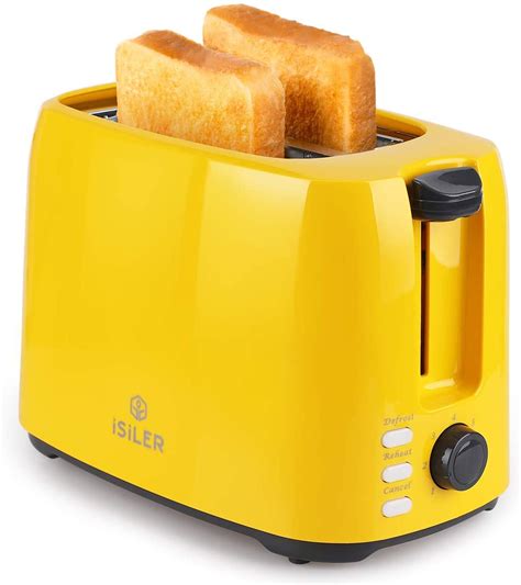 Isiler Slice Toaster Inches Wide Slot Toaster With Shade Settings And Double Side