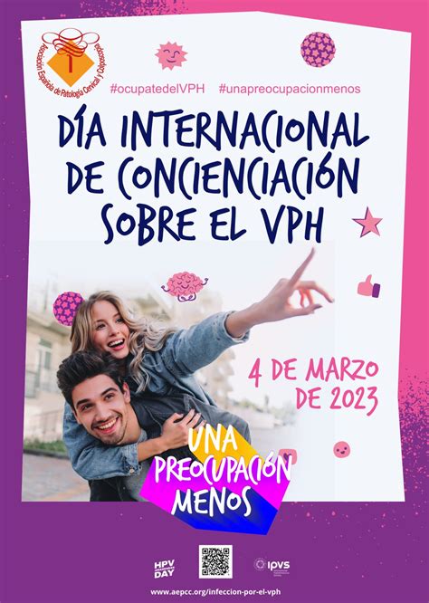 Manifiesto Aepcc 4 De Marzo Día Internacional De Concienciación Sobre El Vph Aepcc