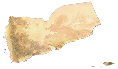 Map Of Yemen Gis Geography