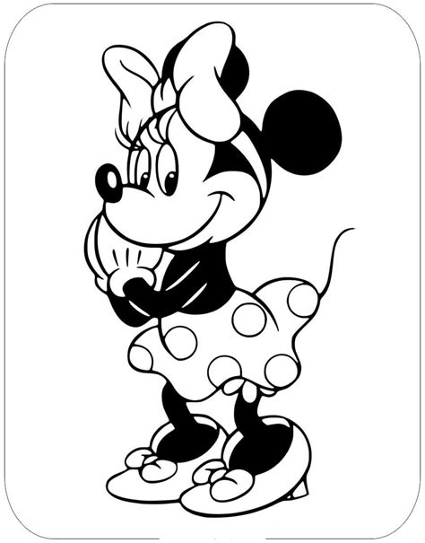 Minnie Mouse Sorrindo Para Colorir Imprimir E Desenhar Colorir Me Pdmrea My Xxx Hot Girl