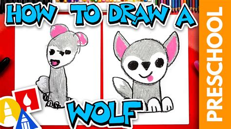 How To Draw Cartoon Wolves
