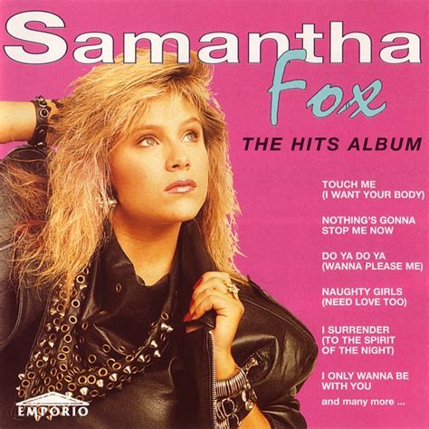 The Hits Album By Samantha Fox 1995 CD Emporio CDandLP Ref