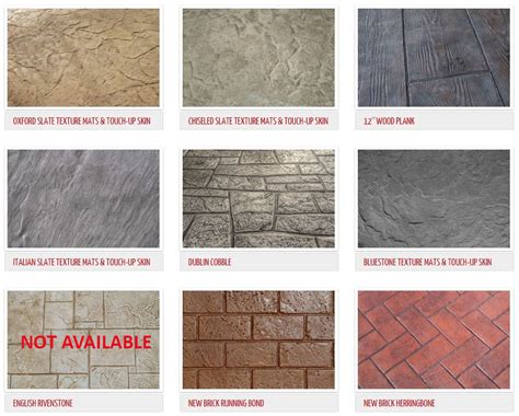 English ashlar stamped concrete patio design gives your patio a timeless look. Stamped Concrete Patterns - Stamp Examples
