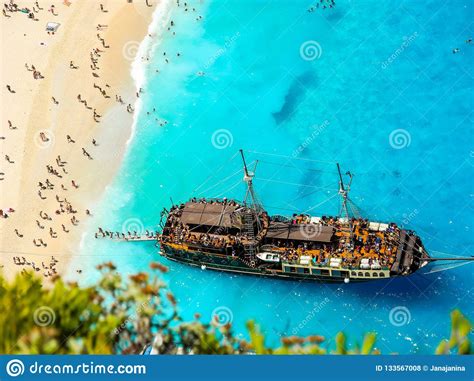 Shipwreck Bay Zakynthos Island Greece Editorial Stock