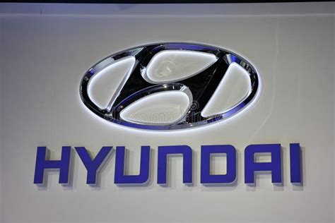 Hyundai Company Logo Editorial Stock Photo Image Of Logo 21311013