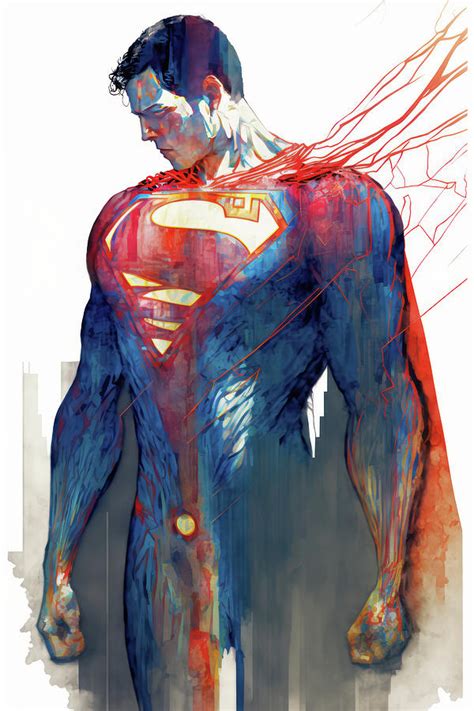 Superman Concept Art Image Photograph By Matthew Gibson Fine Art America