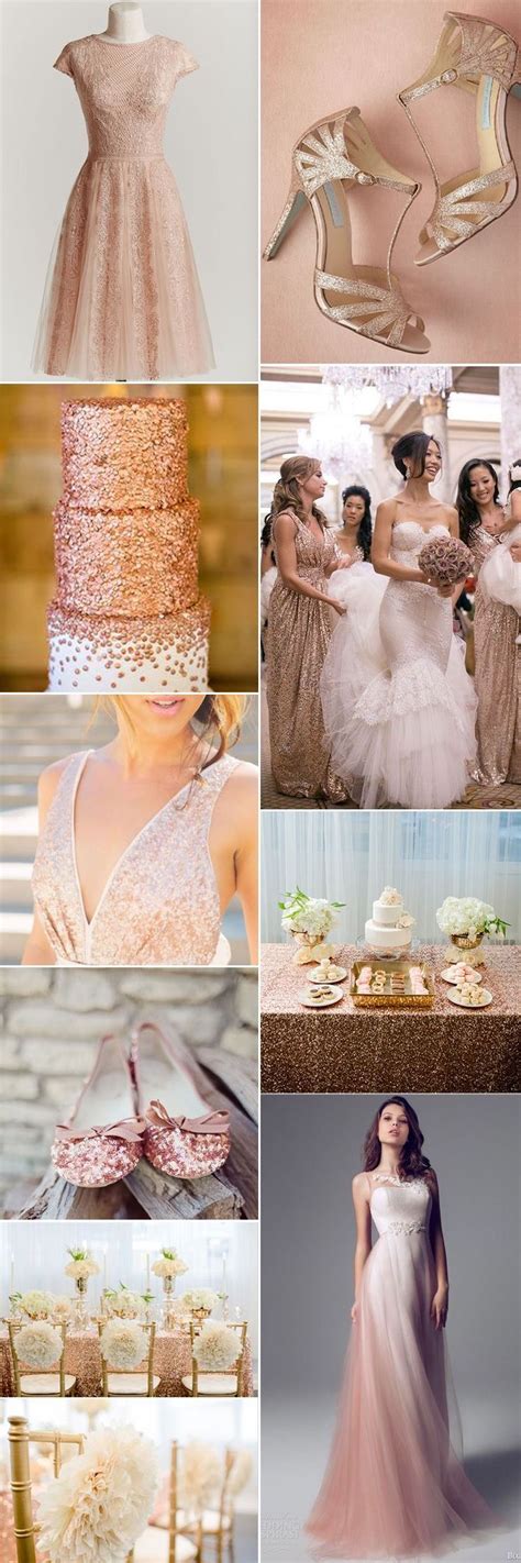 Pms 503 c (estimated) hex color: 46 best Rose Gold Wedding Ideas images on Pinterest ...