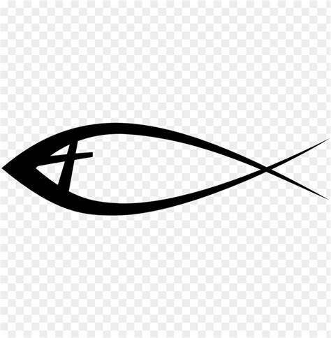 The fish is a christian symbol because in greek, the word is ichthus. jesus fish png - christian fish symbol transparent PNG ...