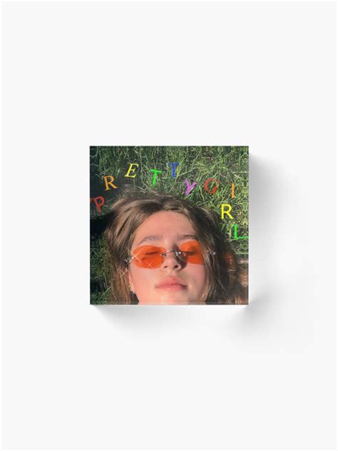 Clairo Pretty Girl Album Cover Acrylic Block For Sale By