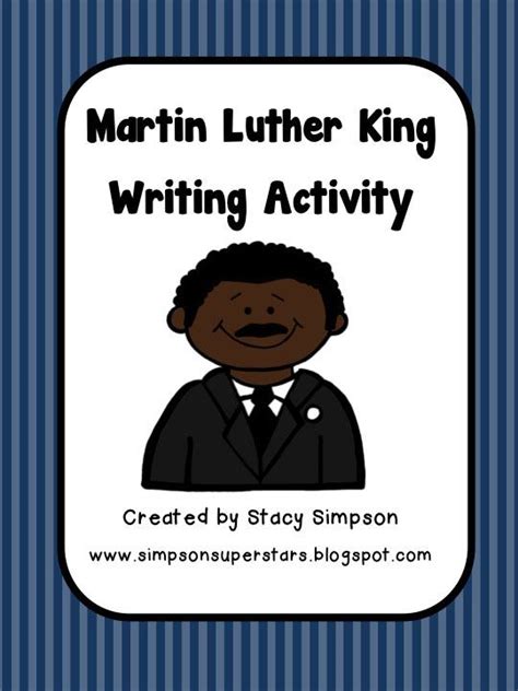 Mlk Writing Activity Freebie Martin Luther King Writing Activities