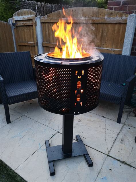 I can't necessarily give you a step by step on how to do this because different makes and models will have. Washing Machine Drum Fire Pit in 2020 | Washing machine ...