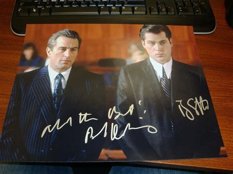 Robert Deniro And Ray Liotta Goodfellas Autographed 11x14