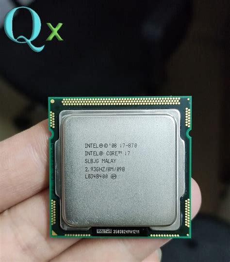 1st Gen Intel Core I7 870 Lga1156 Cpu Processor Quad Core 293ghz 8mb