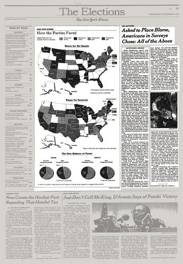 The 1994 Elections Voters The Outcome Asked To Place Blame Americans
