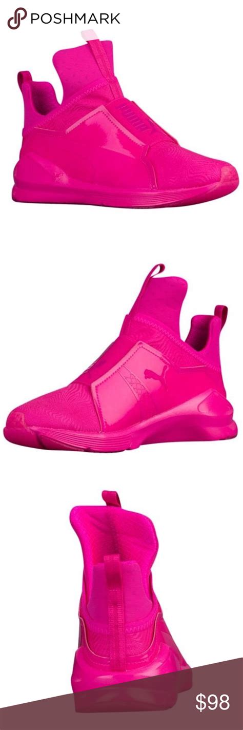 Puma Fierce Bright Pink Glo Hot Pink Sneakers Pink Sneakers Hot Pink