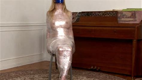 Saran Wrap Mummification For Lorelei WMV BEDROOM BONDAGE By Lorelei Clips Sale