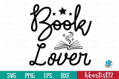 Book Lover Svg Cut File Graphic By Hkartist12 · Creative Fabrica