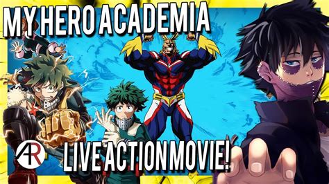 My Hero Academia Live Action Movie Anime Chat Cast Youtube