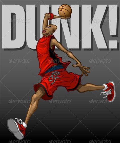 Basketball Player Dunking Basketball Players Basketball