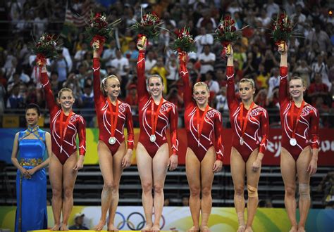 2008 Olympic US Women S Gymnastics Team Female Gymnast Gymnastics