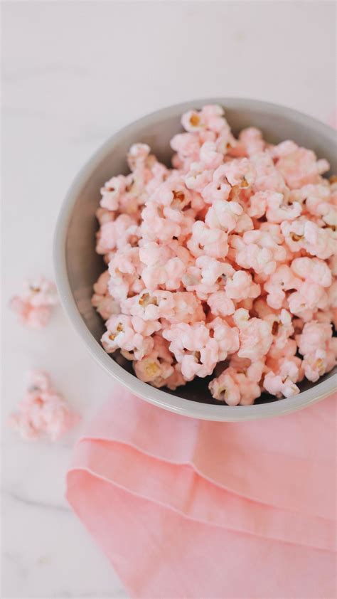 Pink Popcorn Pink Popcorn Pink Popcorn Recipe Popcorn Recipes Easy