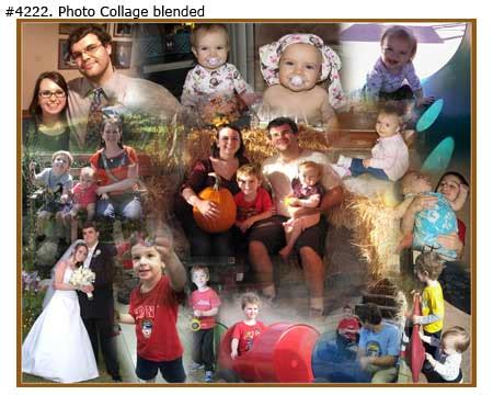 family photo collage