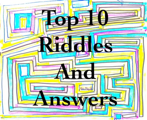 Top Best Riddles And Answers HobbyLark