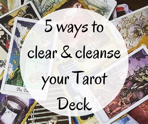 This post will tell you. 5 ways to clear and cleanse your Tarot deck | Tarot Time ...