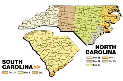 Sc Nc Map Time Zones Map