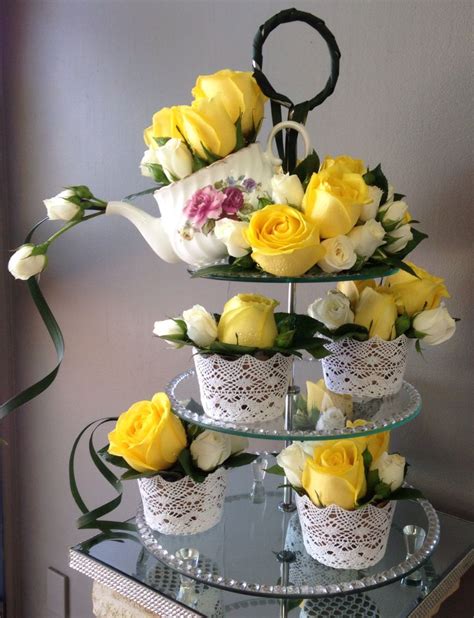 See more ideas about karas. A rose and lace inspired tea party arrangement | Unique ...