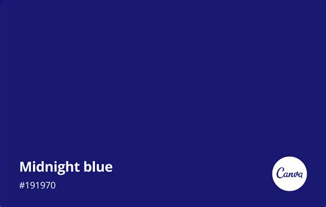 Midnight Blue Meaning Combinations And Hex Code Canva Colors Blue