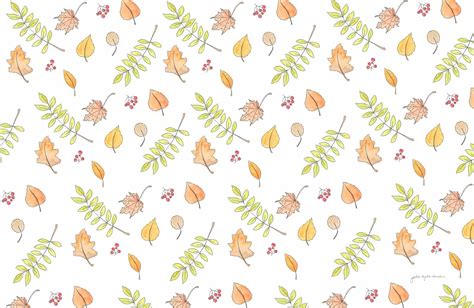 Autumn Pattern Wallpapers Wallpaper Cave