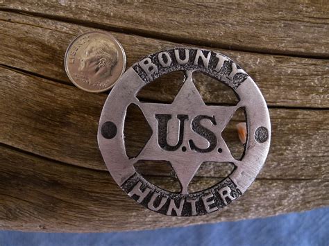 U S Bounty Hunter Badge With Pin Back By Coolstuffgoodprices
