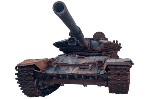 Tank T 72 Destroyed Tank A Burnt Tank Tank Png Transparent Clipart