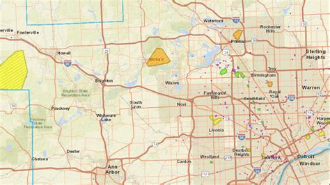 Dte Energy Power Outage Map Thousands Without Electricity In