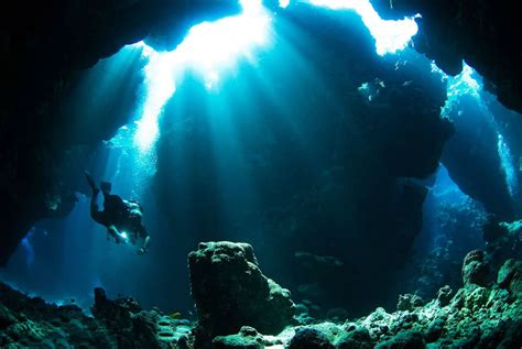 Underwater Cave Wallpapers Wallpapersafari
