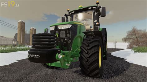 Cjf Ml And Sm Front Weights V 10 Fs19 Mods Farming Simulator 19 Mods