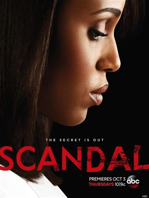 Scandal Season 3 Poster Olivias Secret Is Out Photo Huffpost